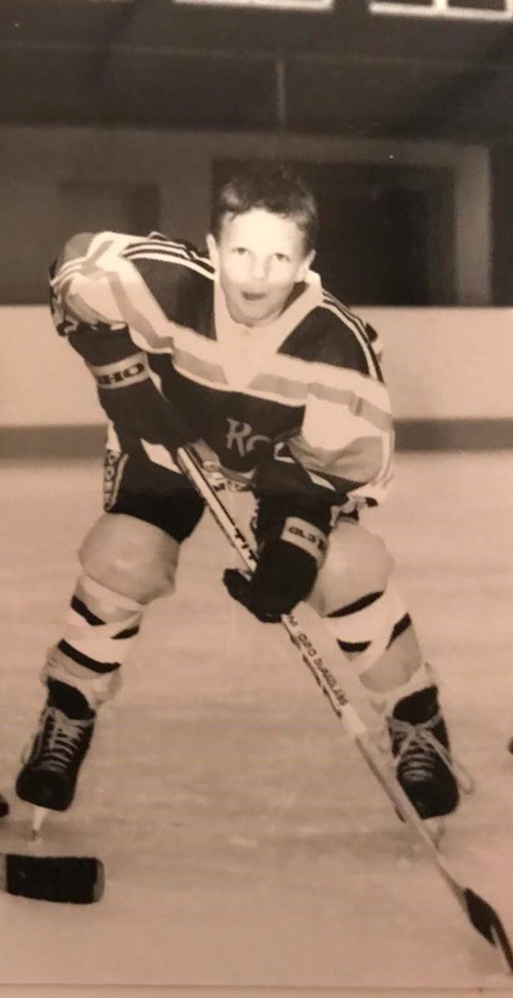 Marc Reichert, joueur junior à l'EHC Burgdorf 